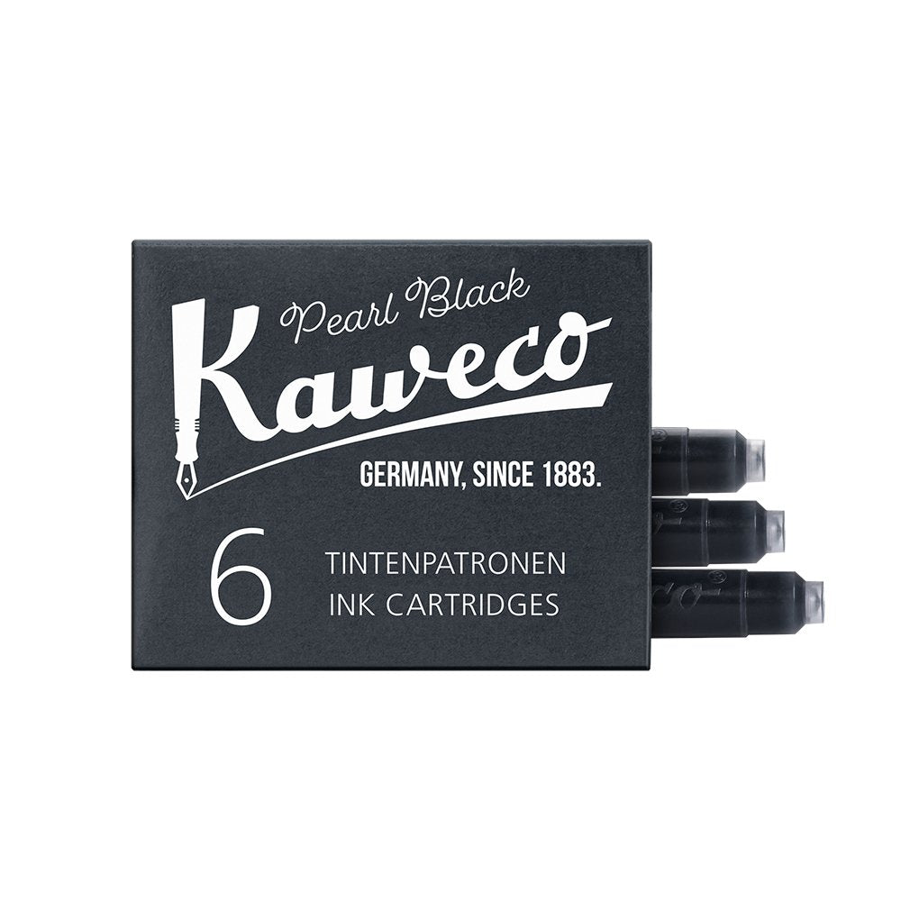 Kaweco Blekkpatron 6 stk Pearl Black