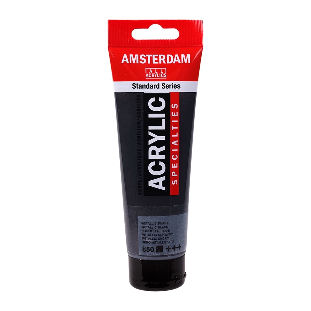 Amsterdam Specialties Akryl Metallic Black 850 120 ml
