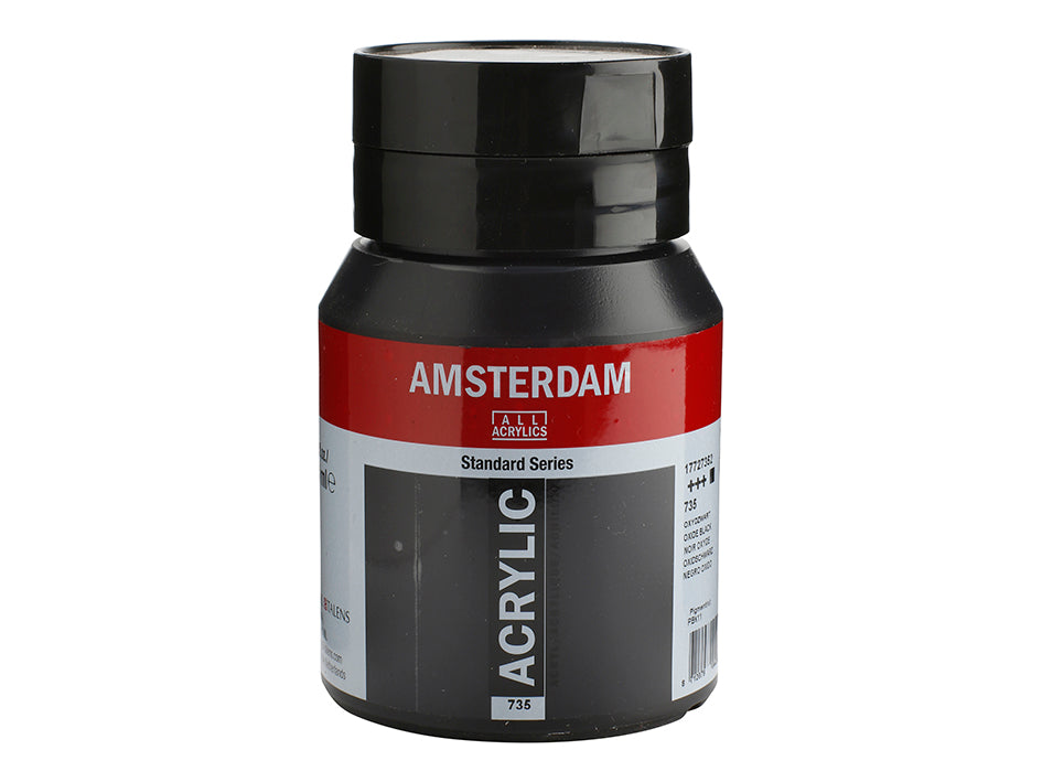 Amsterdam Standard Akryl Oxide Black 735 500 ml
