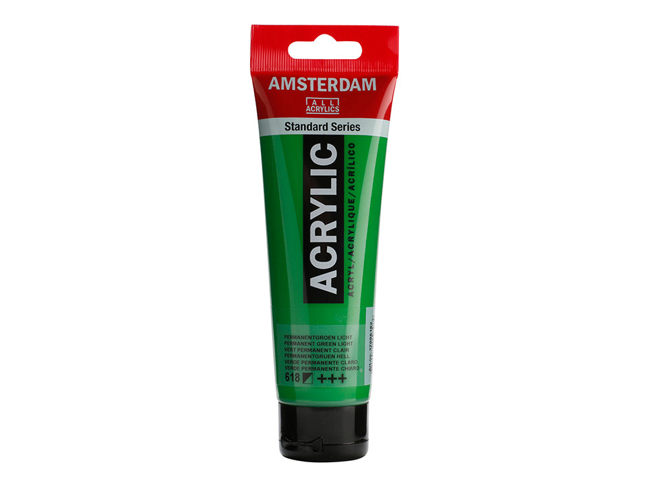 Amsterdam Standard Akryl Permanent Green Light 618 120 ml