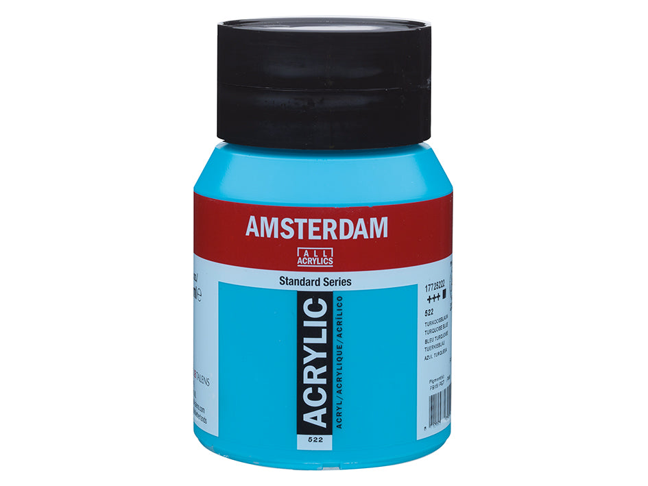 Amsterdam Standard Akryl Turquoise Blue 522 500 ml