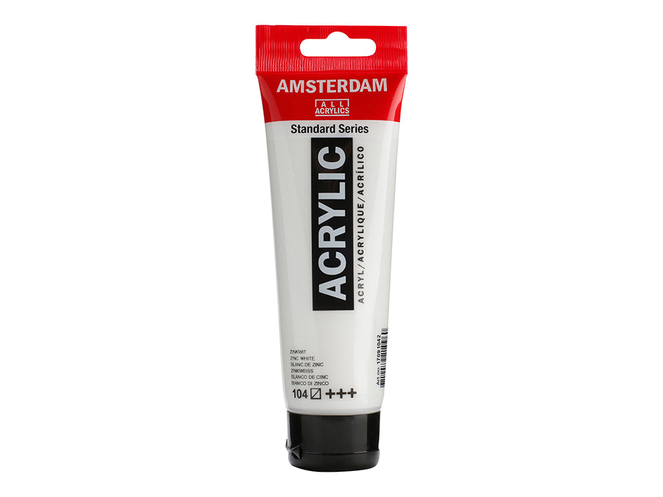 Amsterdam Standard Akryl Zink White 104 120 ml