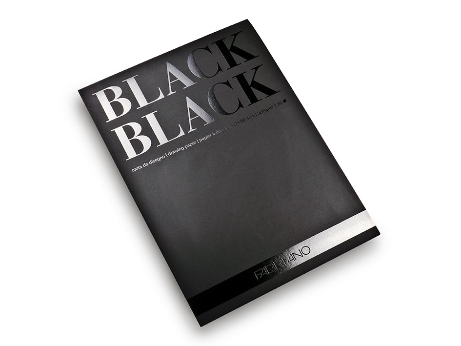 Fabriano Black Black Tegneblokk A4 300g