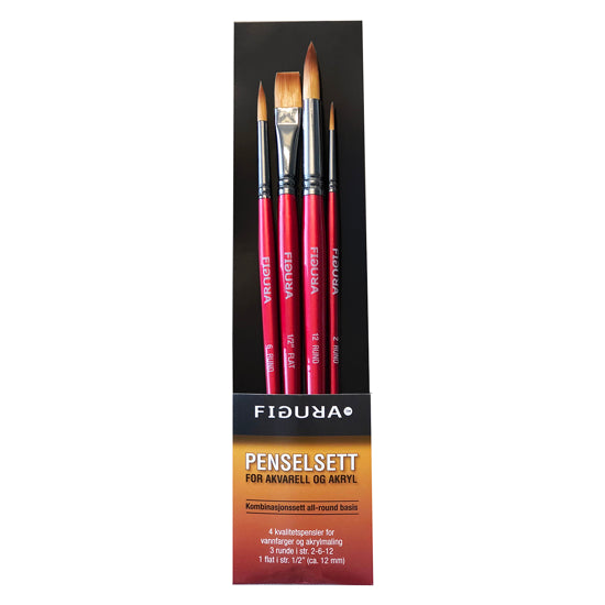 Figura Penselsett 4stk
