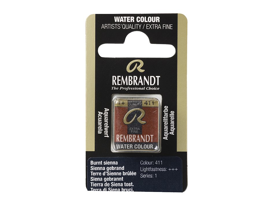 Rembrandt Burnt Sienna 411 Halfpan