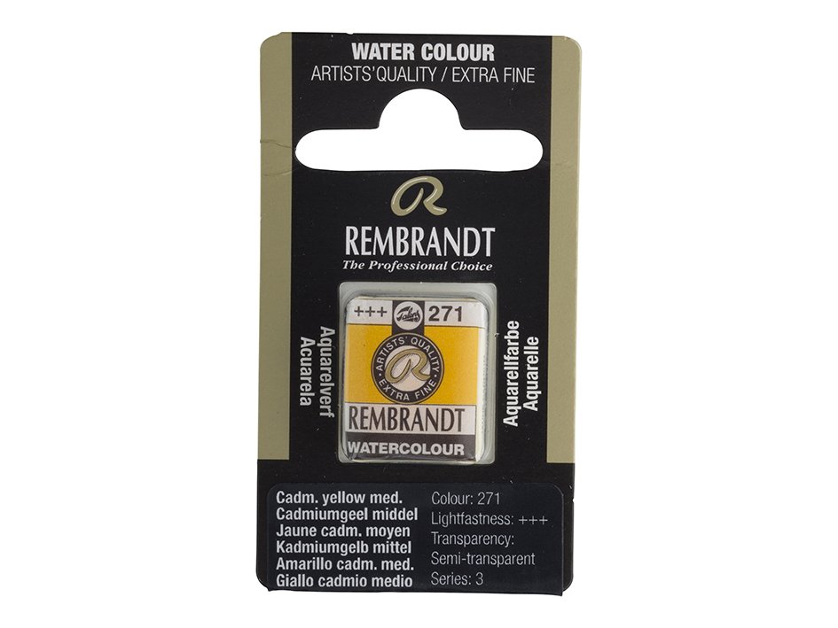 Rembrandt Cadmium Yellow Medium 271 Halfpan