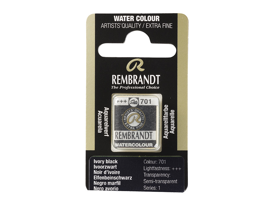 Rembrandt Ivory Black 701 Halfpan
