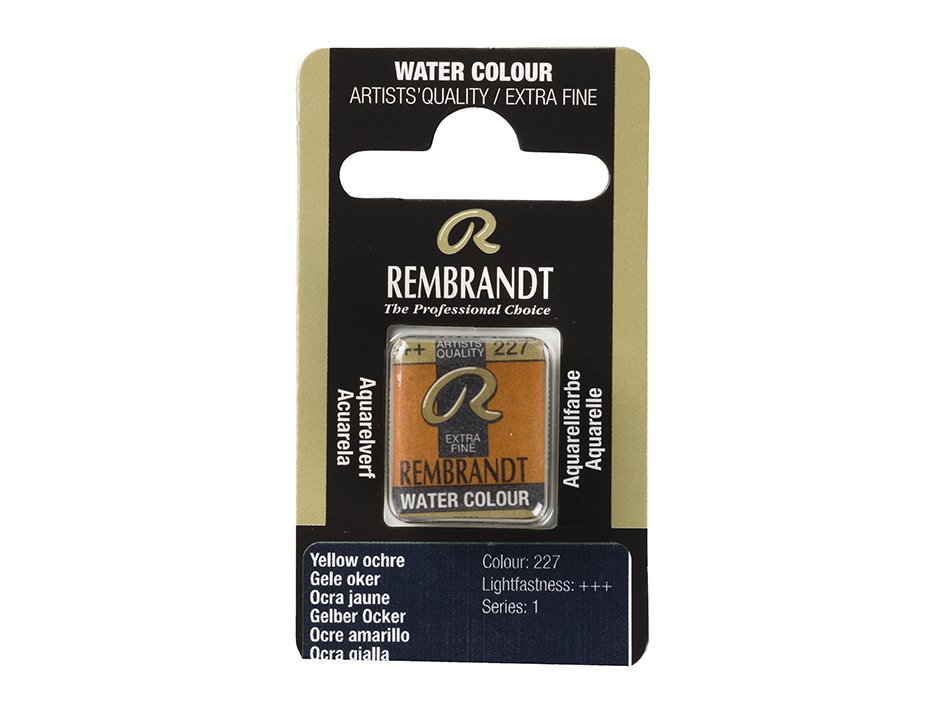 Rembrandt Yellow Ochre 227 Halfpan
