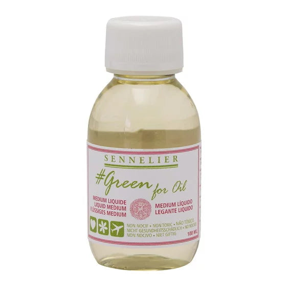 Sennelier Green For Oil Liquid Medium 250 ml