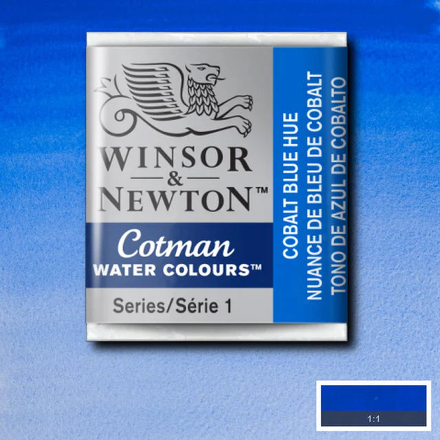 Winsor&Newton Cotman Cobalt Blue hue 179 Halfpan