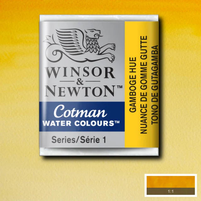Winsor&Newton Cotman Gamboge hue 266 Halfpan