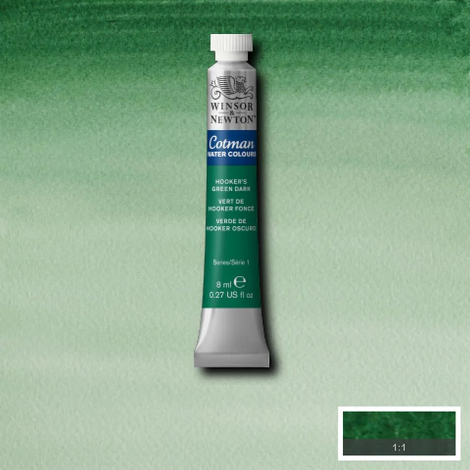 Winsor&Newton Cotman Hookers Green Dark 312 Tube