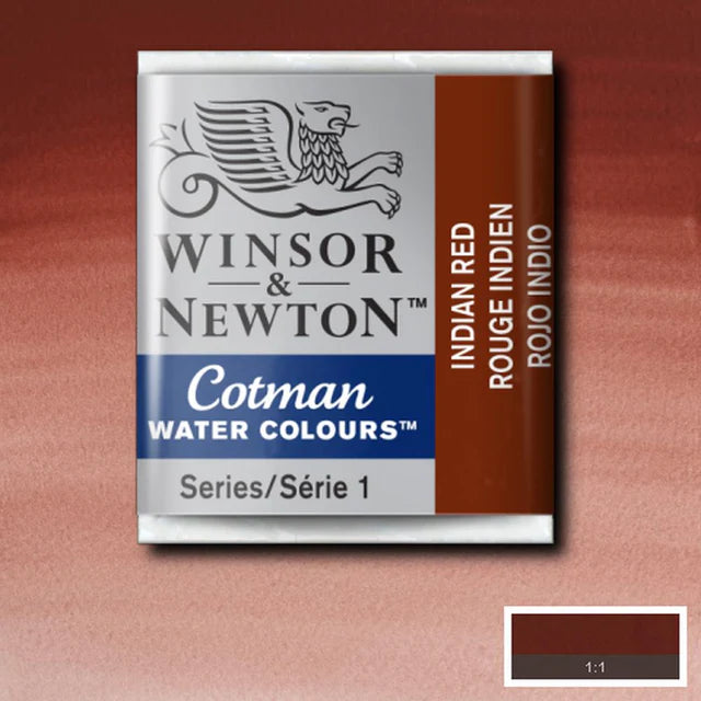 Winsor&Newton Cotman Indian Red 317 Halfpan