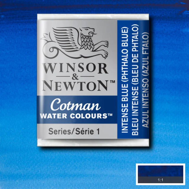 Winsor&Newton Cotman Intense Blue 327 Halfpan
