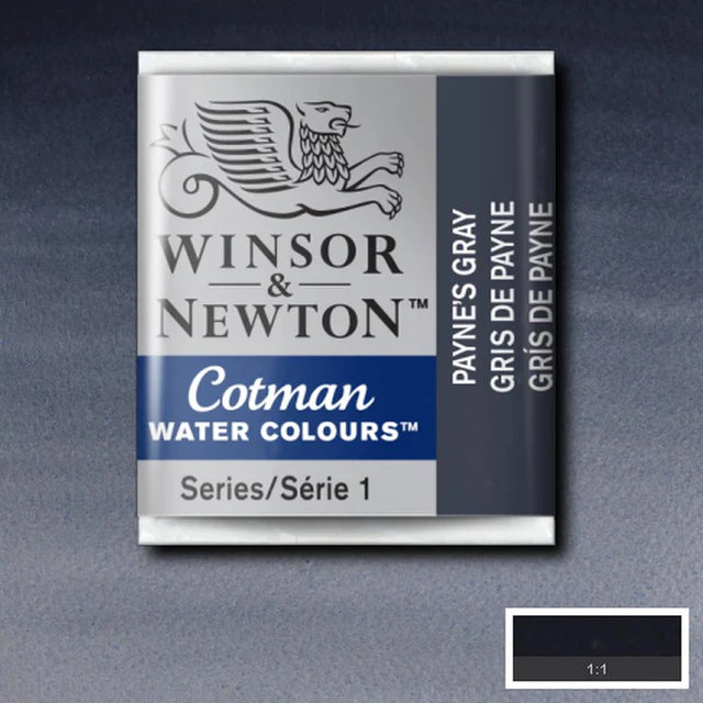 Winsor&Newton Cotman Paynes Gray 465 Halfpan