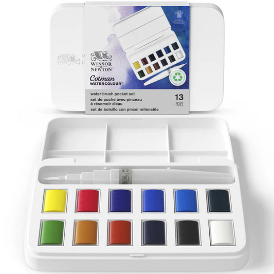 Winsor&Newton Cotman Watercolour Brush Pen Sett - 12hp