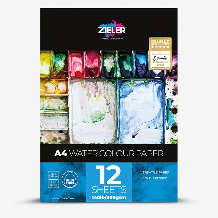 Zieler Watercolour 24 Halfpan Sett
