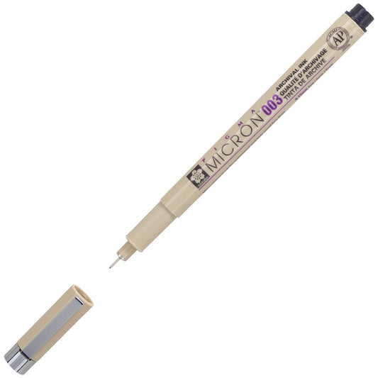 Sakura Pigma Micron 003 0,15mm Sort