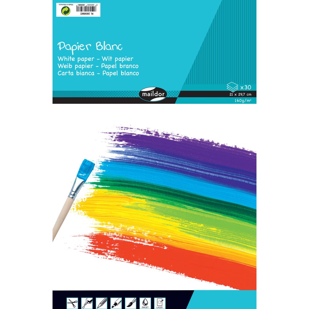 Clairefontaine Tegneblokk A4 160g 30ark