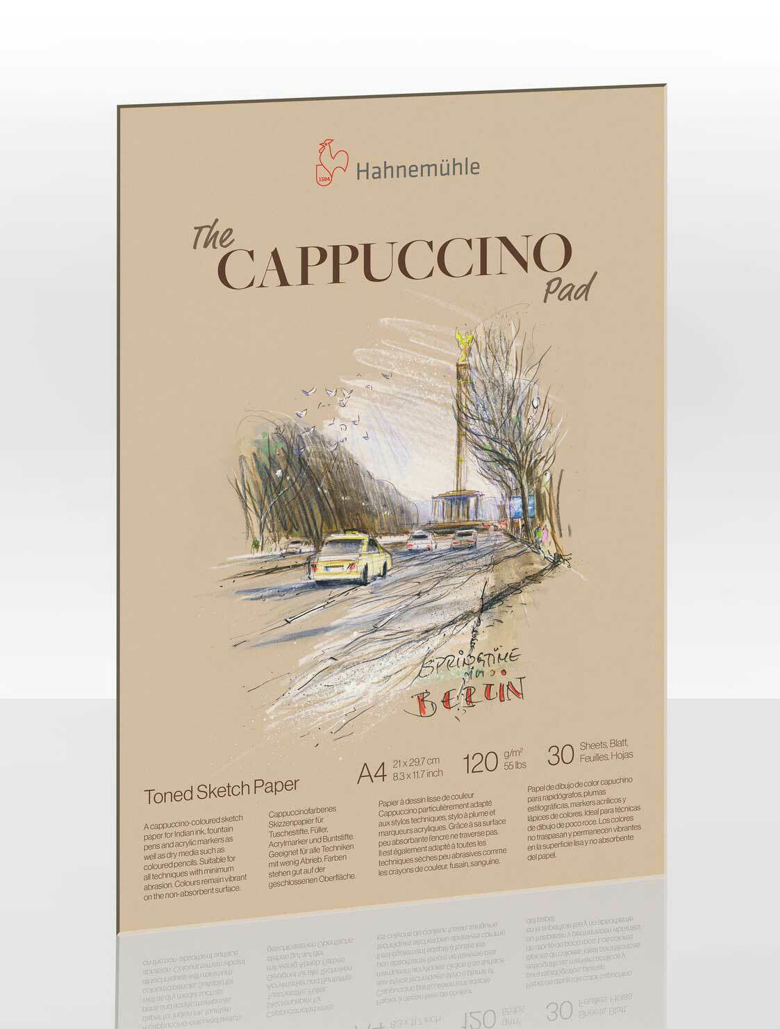 Hahnemühle Cappuccino Skisseblokk A4 120g 30ark