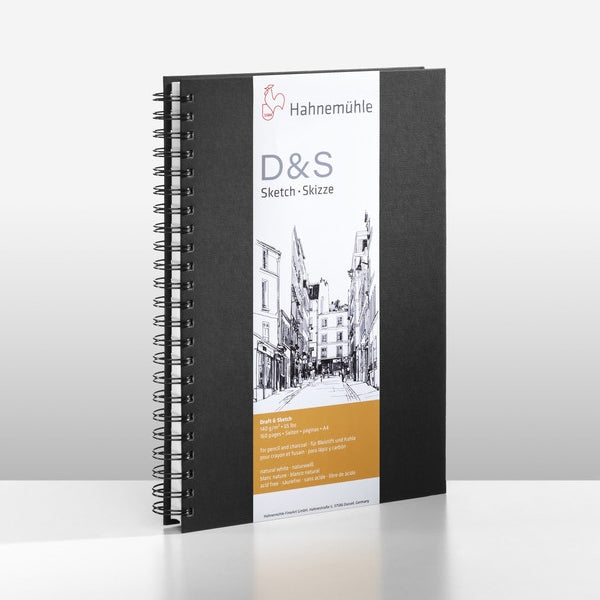 Hahnemühle D&S Skissebok Spiral A5 140g 80ark Beige