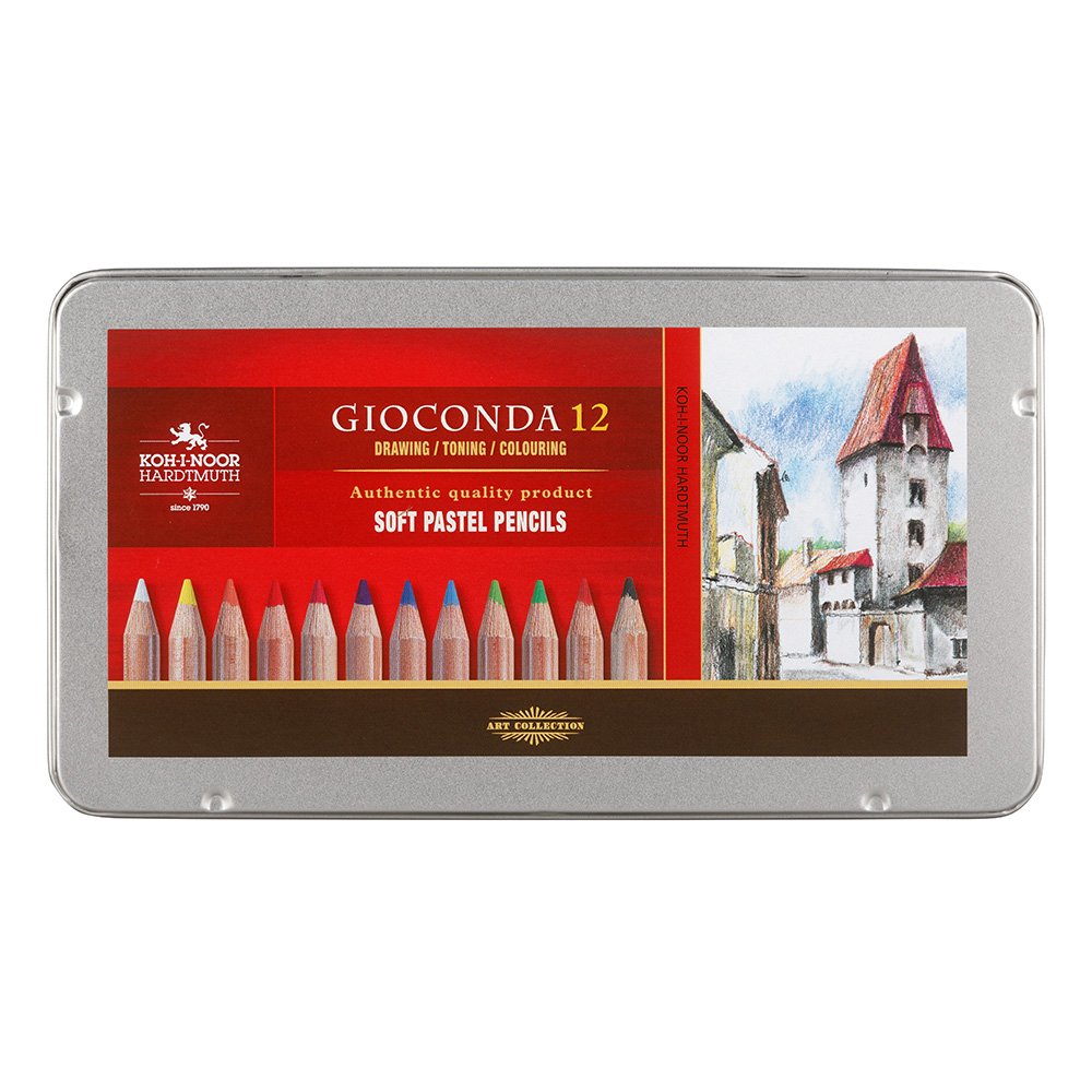 Koh-i-Noor Gioconda Soft Pastel Pencils 8827 12stk