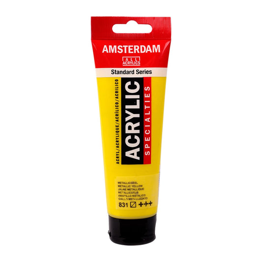 Amsterdam Specialties Akryl Metallic Yellow 831 120 ml