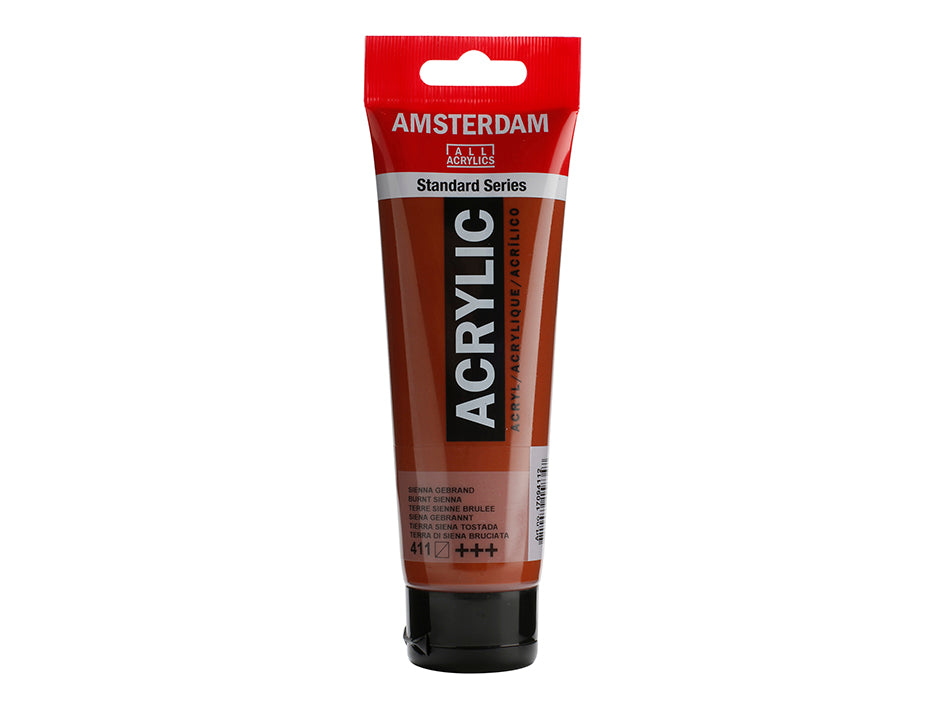 Amsterdam Standard Akryl Burnt Sienna 411 120 ml