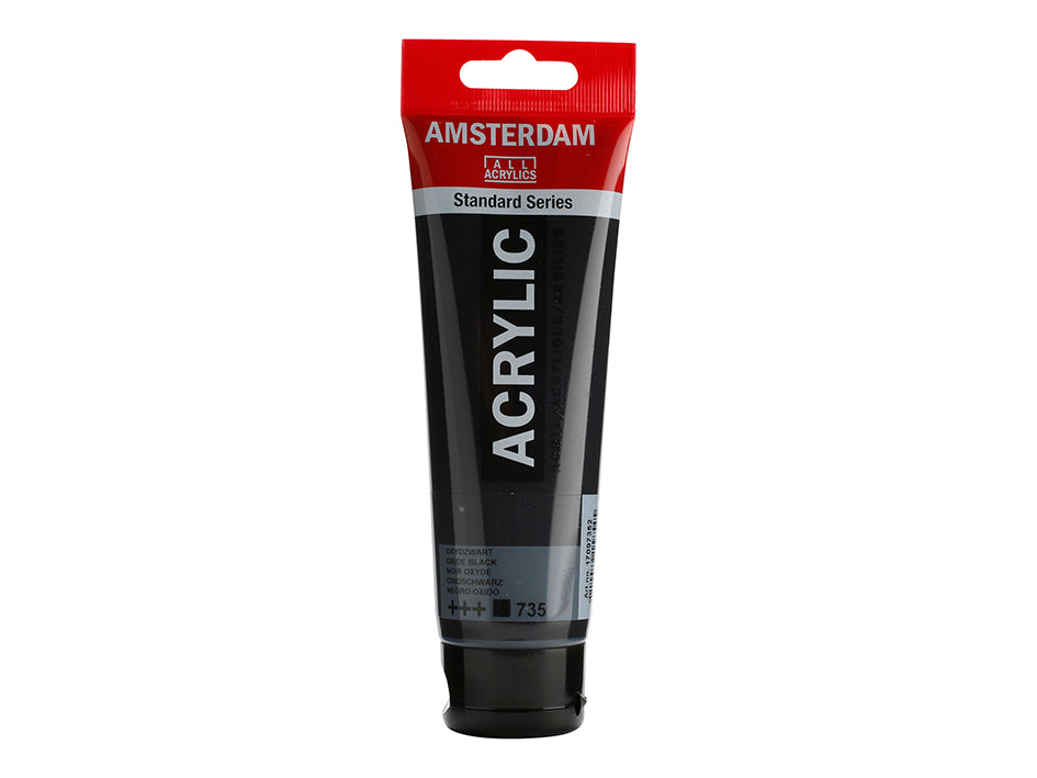 Amsterdam Standard Akryl Oxide Black 735 120 ml