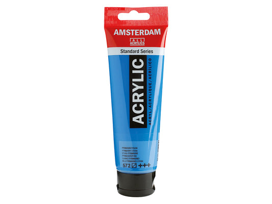 Amsterdam Standard Akryl Primary Cyan 572 120 ml