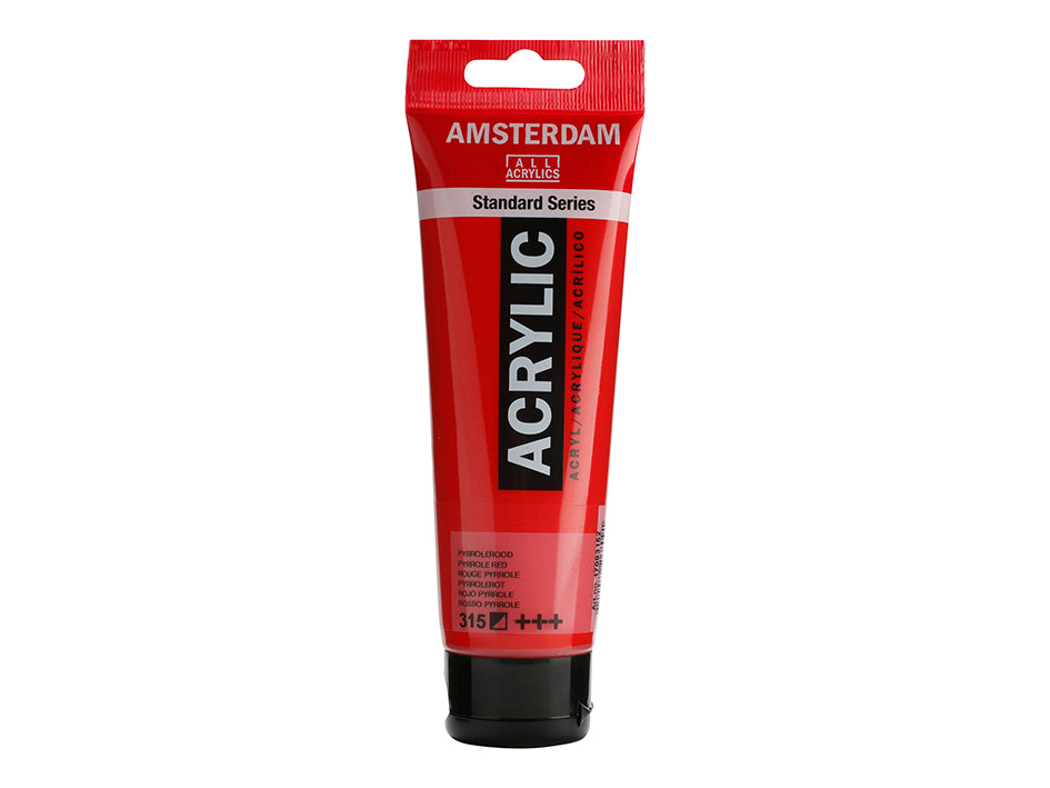 Amsterdam Standard Akryl Pyrrole Red 315 120 ml