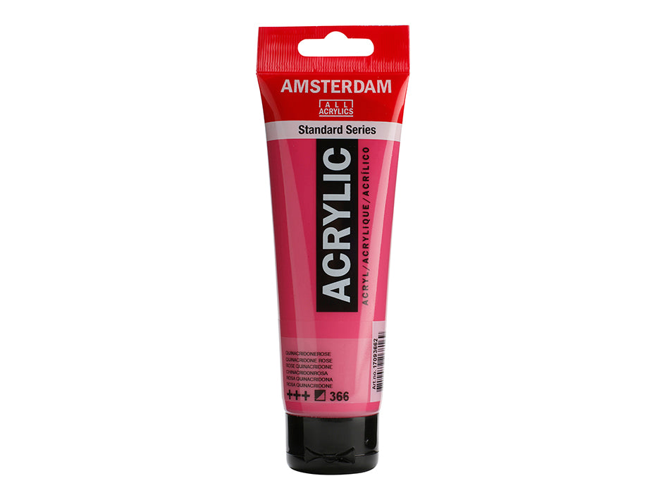 Amsterdam Standard Akryl Quinacridone Rose 366 120 ml