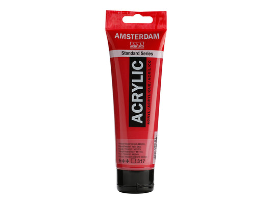 Amsterdam Standard Akryl Transparent Red Medium 317 120 ml