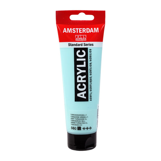 Amsterdam Standard Akryl Turquoise Green Light 660 120 ml