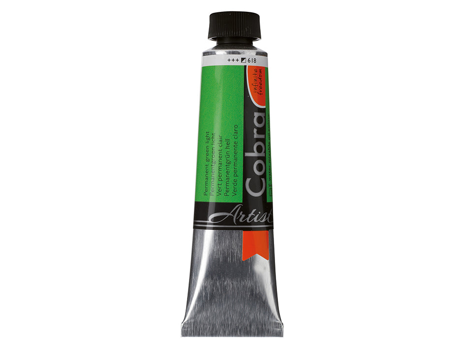 Cobra Artist 618 Permanent Green Light 40ml
