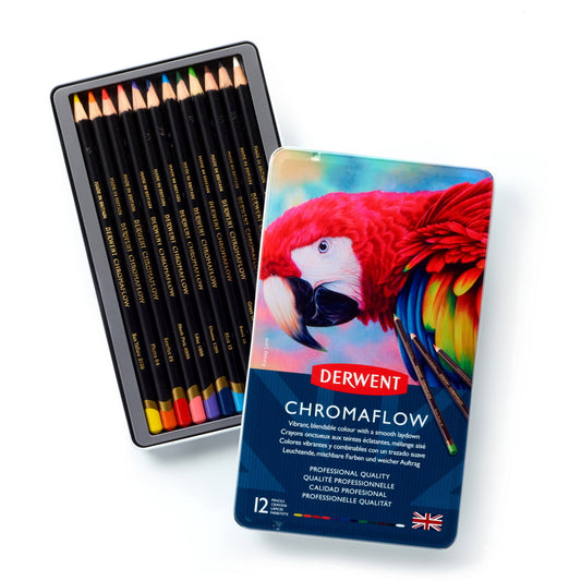 Derwent Chromaflow Sett Fargeblyanter 12stk