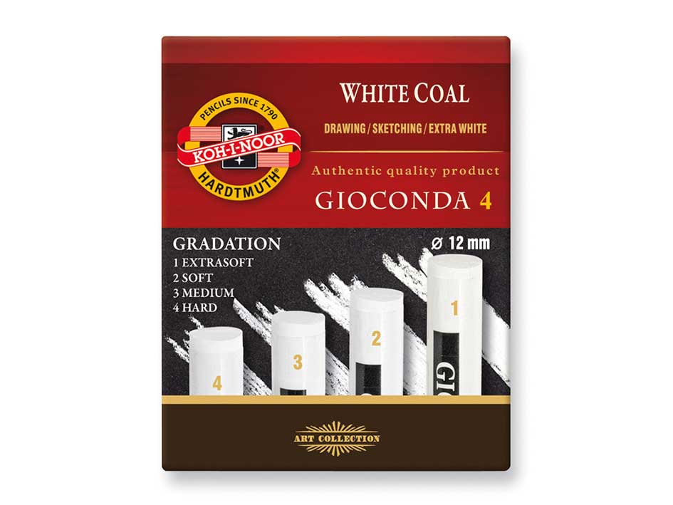 Koh-i-Noor Gioconda Kullstift Hvit 8692 4stk