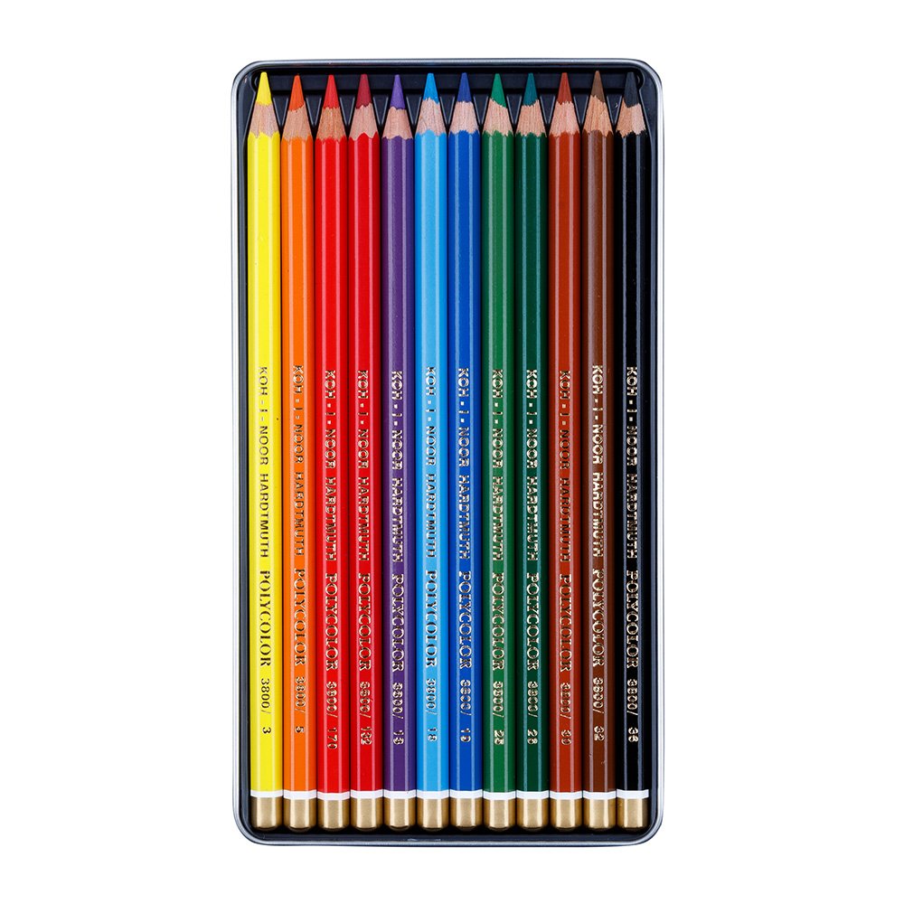Koh-i-Noor Polycolor Fargeblyant Sett 12stk