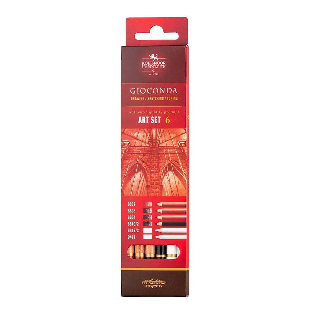 Koh-i-noor Gioconda Art Set 9035 6stk Sepia