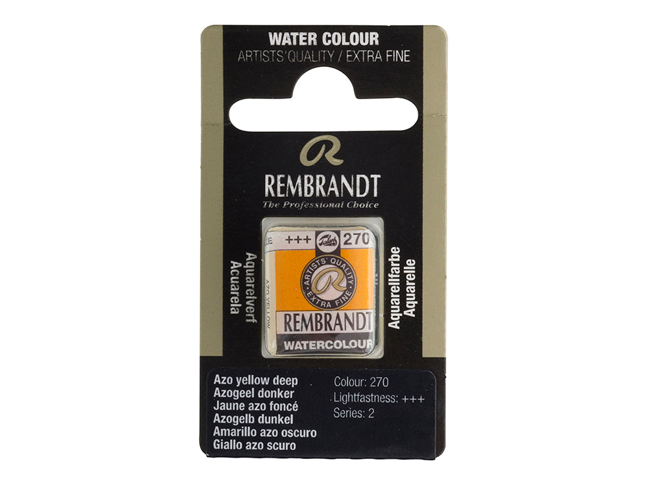 Rembrandt Azo Yellow Deep 270 Halfpan