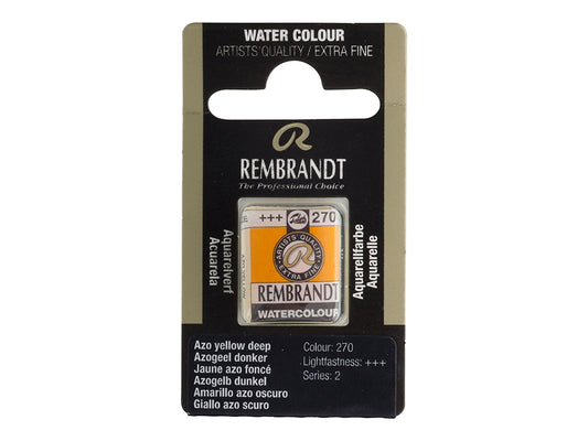 Rembrandt Azo Yellow Deep 270 Halfpan