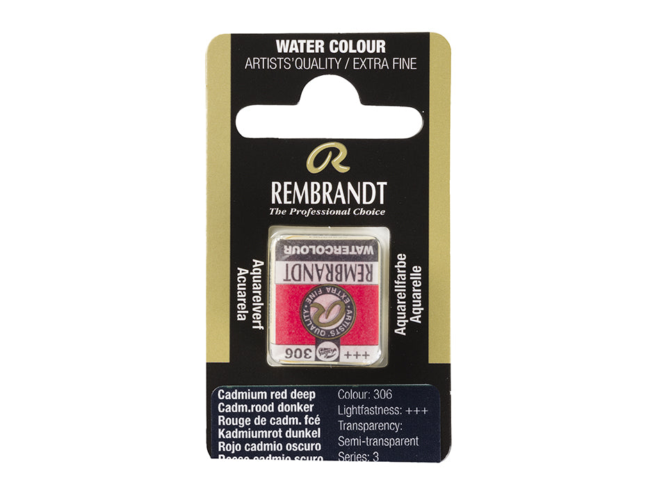 Rembrandt Cadmium Red Deep 306 Halfpan