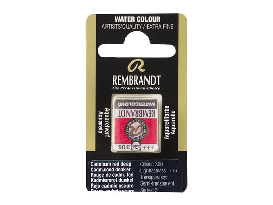 Rembrandt Cadmium Red Deep 306 Halfpan