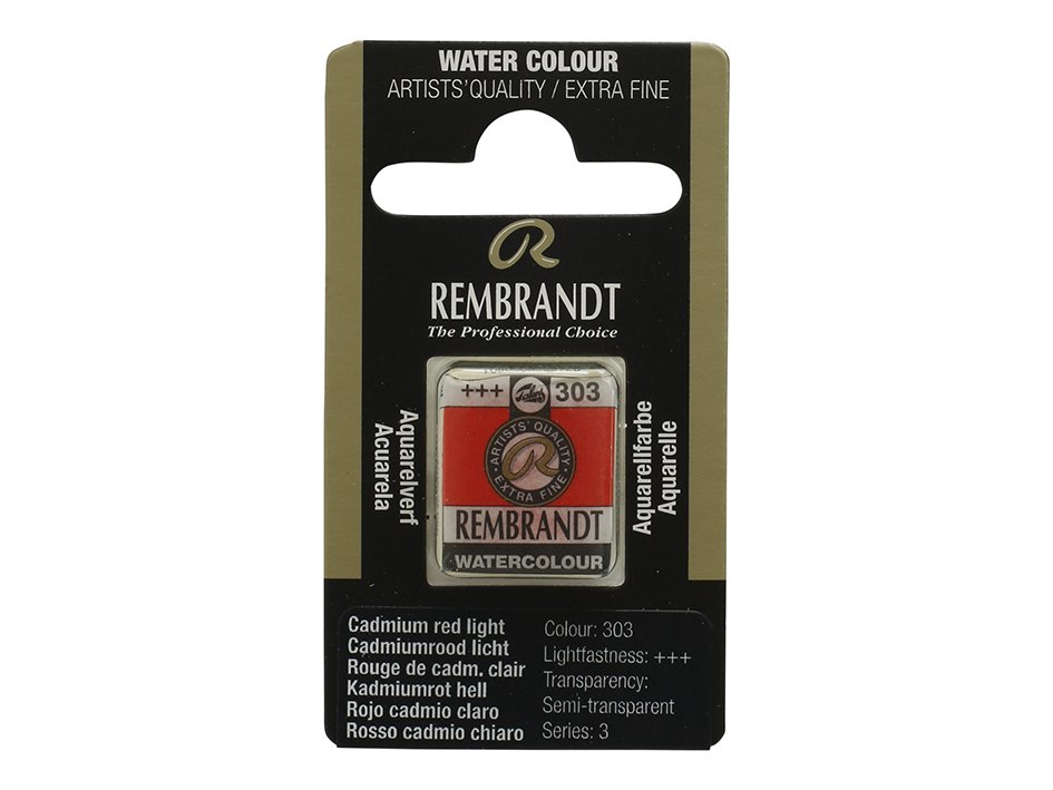 Rembrandt Cadmium Red Light 303 Halfpan