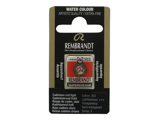 Rembrandt Cadmium Red Light 303 Halfpan