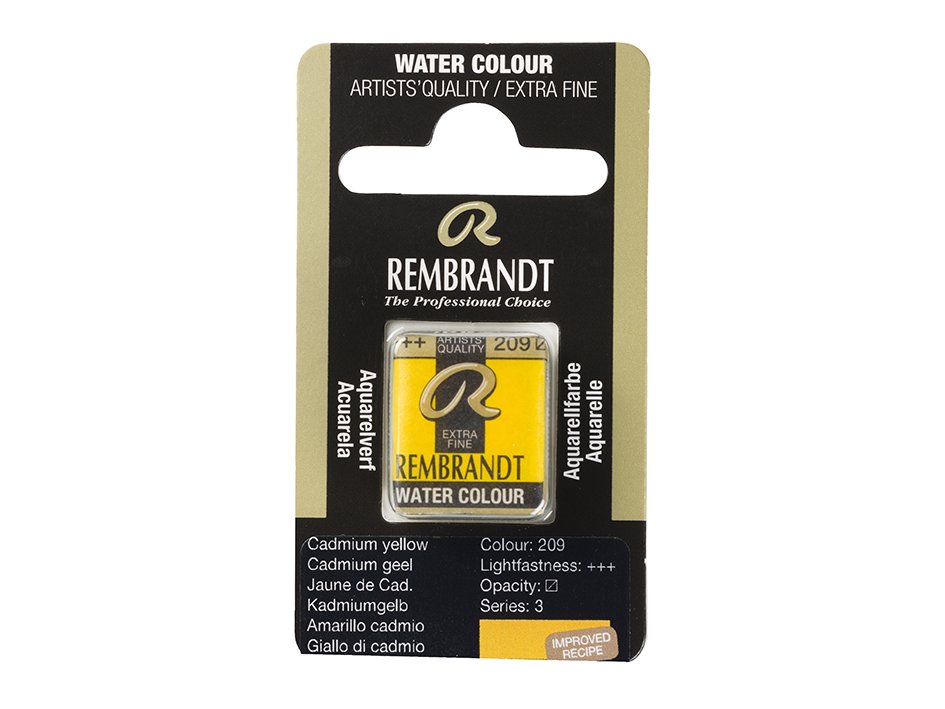 Rembrandt Cadmium Yellow 209 Halfpan