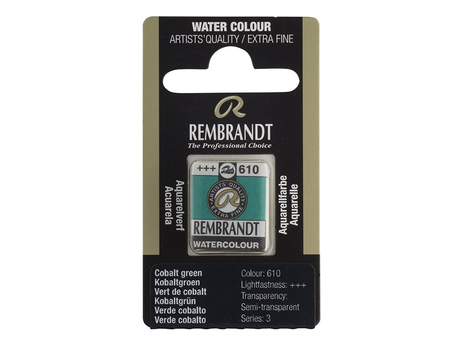 Rembrandt Cobalt Green 610 Halfpan