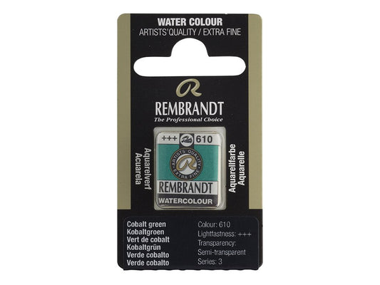 Rembrandt Cobalt Green 610 Halfpan