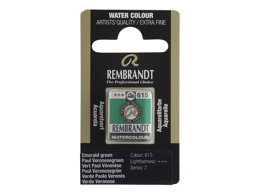 Rembrandt Emerald Green 615 Halfpan