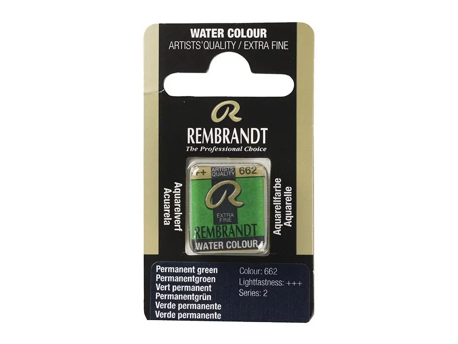 Rembrandt Permanent Green 662 Halfpan